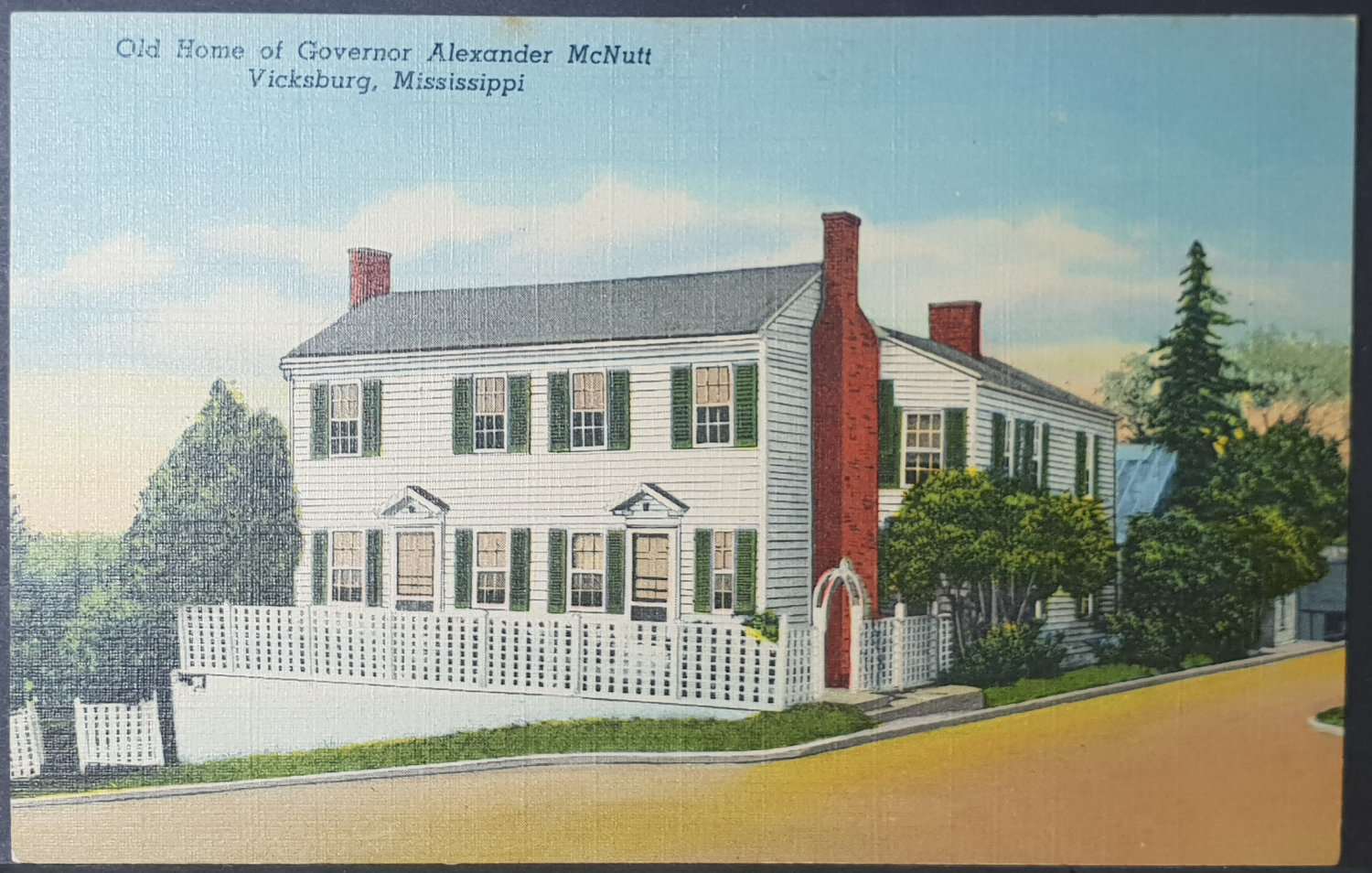 (image for) postcard USA - MS - Mississippi #0004